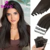 Extensions Invisible Tape in Extensions Human Hair Injection Tejp i hårförlängningar PU WEFT -tejp på Full Head 40pcs/Pack 12a Hög kvalitet