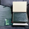 Horlogedozen Groene Luxe Box Case Gift Sieraden Display Opslag Organisatie Houten Collectie Kan Kaart Aanpassen