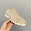 Primavera casual mocassins luxo genuíno couro tornozelo botas para mulheres retro designer aberto caminhada camurça sneaker mulheres apartamentos de alta qualidade lp deslizamento em sapatos homens