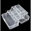Sealed Plastic Storage Box Protable Weekly Hygiene Removable Pill Case Nail Art Accessories Diamond Jewelry Organizer