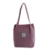 Totes Bags For Women 2024 Corduroy Shoulder Bag Reusable Shopping Casual Tote Female Handbag