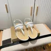 Sandalias de diseñador de lujo Moda de verano Zapatos casuales Mule Channel Slide Sandalias de oficina de cuero suave Gladiador Sliders para mujer Zapatos de baile