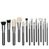 15 häufig verwendete Tierhaar-Make-up-Pinsel-Set von professionellen Make-up-Künstlern, komplettes Set an Echthaar-Make-up-Werkzeugen