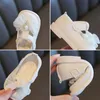 Babymeisje Prinses Schoenen Peuter Antislip Platte Softsole Leer Mooie Vlinderknoop Eerste Wandelaars 240313