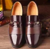 HBP Non-Brand 2024 high quality british buckle formal shoes point black slip-ons Chaussure Homme pedals casual business dress shoes for men