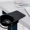 Portaoggetti da cucina Confezione da 3 portabicchieri laterali da scrivania Il morsetto in vetro fai-da-te Clip per piattino Porta tazza da caffè per acqua (Rosso Nero Bianco)