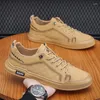 Wanderschuhe TaoBo Herbst Casual Leinwand Männliche Koreanische Version Von Low-top Atmungsaktive Student Board Tamaris Sneaker Gelb