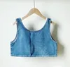 Women's Tanks Fashion Design Tank Top Denim Underwear Designer Brand Triangle Bra T-shirt Tube Wrap Chest Vest