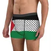 Unterhose Palästina-Flagge Herrenunterwäsche Palästinensische Hatta Kufiya Keffiyeh Boxershorts Shorts Höschen Weiche Unterhose für Herren S-XXL 24319