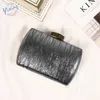 NEW Evening Bags Wind Banquet Bag Metal Feeling Evening Dress Fashion Versatile Small Square