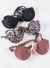 Costumi da bagno da donna Miyouj Leopard Bikini Taglio alto Bikini Set Costumi da bagno sexy Donna 2024 Accappatoio con perline Vita alta Costumi da bagno Estate Biquini J240319