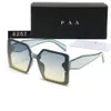 Parda Designer Luxury Fashion Solglasögon Klassiska glasögon Goggle Beach Sun Glasögon för Mens Womens Ladies Outdoor Sunglase 6257