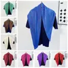 Scarves 90cm Satin Silk Scarf Fashion Candy Color Pleated Pure Shawl Lightweight Sunscreen Head Sandbeach