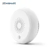 Kontroll Zemismart Tuya Zigbee Smart Smoke Sensor Fire Smoke Detector Security Alarm System Linkage Smart Home Device Batteri Powered