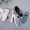 HBP 비 브랜드 여성 크리스탈 스니커즈 여성 메쉬 캐주얼 여성 평면 여성 Loafer Womens Sock Shoe Plus Size 43 Zapatos Mujer