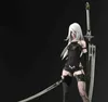 Anime Manga Set figuren met hars NieR Automata A2 twee kapsels twee soorten buik 1/7 ongeverfde harsset garage Model GK 240319