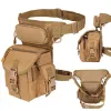Bags Military Waist Fanny Pack Weapons Tactics Ride Leg Bag For Men Waterproof Drop Utility Thigh Pouch MultiPurpose Hip Belt