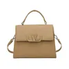 Shop design handbag wholesale retail Simple and Portable Trendy Small Bag with Palm Pattern Cowhide Tote Collar Niche Shoulder