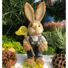 Party Decoration 1/2 Pieces Straw Easter With Clothes Po Props Crafts Figurine