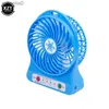 Ventiladores elétricos portáteis mini ventilador USB recarregável LED luz refrigerador de ar pequena mesa 18650 ventilador de bateria para PC laptop ventilador de resfriamento ventiladorC24319