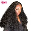 Синтетические парики Афро-кудрявый вьющийся парик из натуральных волос GEM 26 дюймов Бразильская распродажа Короткие парики спереди для чернокожих женщин Натуральный парик 13x4 на кружеве 240328 240327