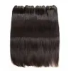 Extensions de cheveux humains droits paquets brésiliens armure couleur noire naturelle Remy paquets de cheveux humains 830 pouces 50g/paquet Remy cheveux armure