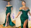 2022 Plus Size Arabic Aso Ebi Purple Mermaid Evening Dresses Beaded Crystals Prom Formal Party Second Reception Birthday Engagemen4793291