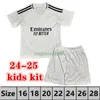 Nuovo 2024 2025 Maglia da calcio Real Madrid Bellingham Vini Jr Kit da calcio per bambini 23 24 25 Maglia da calcio per bambini da uomo Maglie