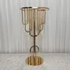 Luxury Gold Metal Flower Stand for Wedding Events Table Centerpiece Decoration Luxury Louis Events Hotel Banquet Wedding Hall Restaurang Reception707