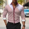 Chemises habillées pour hommes, chemise à revers, sport décontracté, confortable et léger, extérieur, rue, matériau de haute qualité, motif HD, 2024