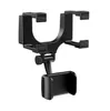 Universal Car Phone Holder Car Rearview Mirror Mount Phone Holder 360 Degrees GPS Smartphone Stand With Retail Package
