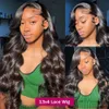 Synthetic Wigs Body Wave Lace Front Human Hair Wigs 13X4 13X6 Lace Frontal Wigs For Black Women Brazilian Loose Body Wave 4X4 Lace Closure Wig 240328 240327