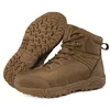 HBP Non-Marque High Top Chunky Desert Boots Hommes Activités sur le terrain Chaussures d'entraînement Sports professionnels Bottes de combat Mode Pas cher