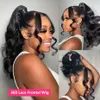 Synthetic Wigs Body Wave 360 Lace Frontal Wigs Human Hair for Ponytail Glueless 13x6 13x4 Lace Front Wig on Clearance Sale Brazilian Gabrielle 240329