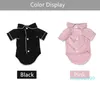 Petit chien vêtements manteau animal chiot pyjamas noir rose filles caniche Bichon Teddy vêtements coton garçon bouledogue doux chemises hiver