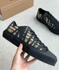 Top Brand Men Vintage Check Sneakers Shoes Low-Top Cotton Canvas Leather Trainers Fabric Technical Men's Comfort Skateboard Walking EU38-46