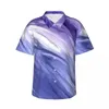 Camisas casuais masculinas camisa havaiana praia impressão de mármore blusas aquarela fluxo abstrato na moda dos homens manga curta harajuku topos