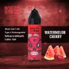 Original Breze Stiik Fit 6000 Puff Einweg-E-Zigaretten-Vaper-Bar mit E-Liquid-Batterieleistungsanzeige, wiederaufladbar, 500 mAh, 15 ml, 6k Puff