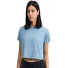 Dessus de yoga chemise coton sport décontracté à manches courtes t-shirt 15 entraînement intérieur séchage rapide débardeur respirant pour les femmes 7803221