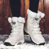 Bottes Bottes de neige d'hiver pour femmes gardent vos pieds au chaud confortable dans les bottes modestes en peluche