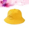 Berets Fashion Cord Cord Fisherman Dome Hat Rekretowy kolor stały kolor męski i kobiety studenci Sun Bucket Hat (czarny)