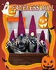 2023 Feestcadeau Halloween Heks Kabouters Pluche Voor Tier Tray Decor Handgemaakte Herfst Gnome Herfst Gezichtloze Pop Tafelornamenten Geschenken6211003