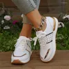 Casual Shoes Fashion Lightweight All-match Leather Sneakers Women Simple Running Female Versatile Outdoor Sport Ladies