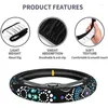 Steering Wheel Covers Dot Painting Print With Mandala Cover Universal 15 In Car Accessories Protector