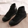 Casual Shoes Maggie's Walker Women Fashion Spring Lacing Black Walking Autumn Platform Canvas Size 35-40