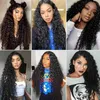 Perruques synthétiques 30 maïs Perm longue perruque synthétique bouclée petite perruque africaine HD couleur naturelle noir femmes perruque de cheveux bouclés utilisation quotidienne perruque 240328 240327