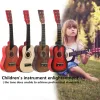 ギター25インチバスウッドアコースティックギター12フレット6文字列と子供と初心者向けのおもちゃギター