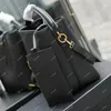 Le 37 Tasarımcı Çanta Parlak Deri Kova Çantası Yüksek Kaliteli Tote Kompozit Omuz Çantaları Kadın Çantalar Siyah Crossbody Tote Canse Luxurys Çantalar