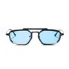 Солнцезащитные очки высшего качества мужские модные очки UV400 ретро -овальный стиль