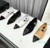 Designer de luxo feminino sapatos de balé plana marca moda real fivela de cinto plana sapatos mary jane camélia mocassins combinando cor caixa de cinta de couro feminino